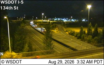 I-5 at MP 7.3: 134th St live camera view