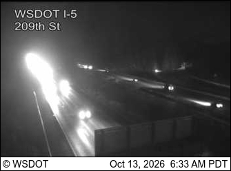 I-5 at MP 11: 209th St live camera view