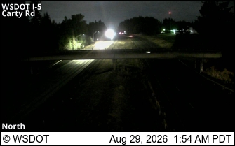 I-5 at MP 12.4: Carty Rd live camera view