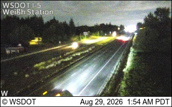 I-5 at MP 16.2: Weigh Station live camera view