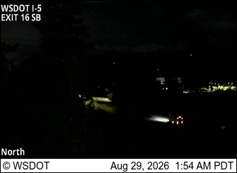 I-5 at MP 16.8: Exit 16 SB live camera view