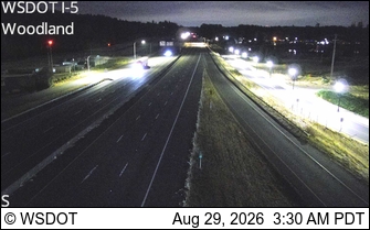 I-5 at MP 21: Woodland live camera view