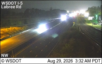 I-5 at MP 74.7: Labree Rd live camera view