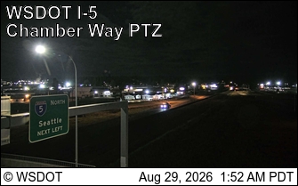 I-5 at MP 79.10: Chamber Way live camera view