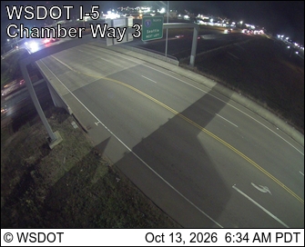 I-5 at MP 79.10: Chamber Way live camera view