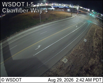 I-5 at MP 79.10: Chamber Way live camera view