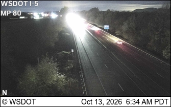 I-5 at MP 80: Chehalis live camera view