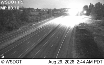I-5 at MP 80.76 live camera view