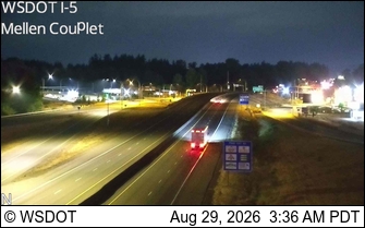 I-5 at MP 81.3: Mellen Couplet live camera view