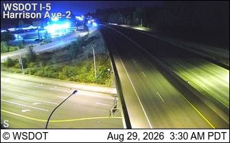 I-5 at MP 82.7: Harrison Ave #2 live camera view