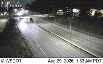 I-5 at MP 104: Custer Way live camera view