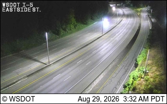 I-5 at MP 105.6: Eastside St live camera view