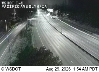 I-5 at MP 107.2: Pacific Ave (Olympia) live camera view