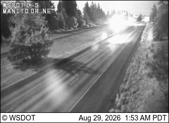 I-5 @ MP 112.6: Manito Dr NE live camera view