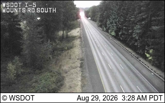 I-5 at MP 116.1: Mounts Rd South live camera view