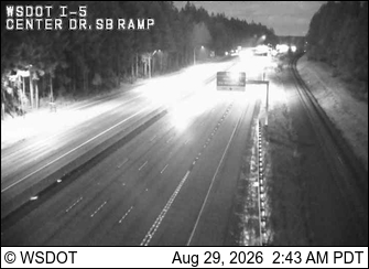 I-5 @ MP 117.4: Center Dr SB live camera view