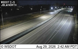 I-5 at MP 121.3: JBLM North live camera view