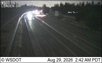 I-5 at MP 121.9: Linden Dr live camera view