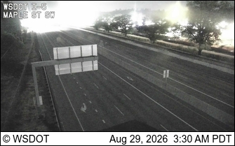 I-5 at MP 123.1: Maple St SW live camera view