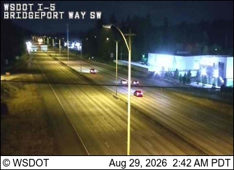 I-5 at MP 125.9: Bridgeport Way live camera view