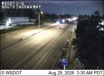 I-5 @ MP 127: South Tacoma Way live camera view