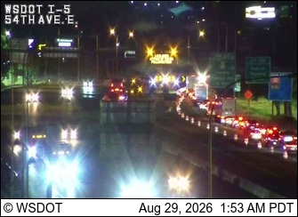 I-5 at MP 137.5: 54th at Fife live camera view