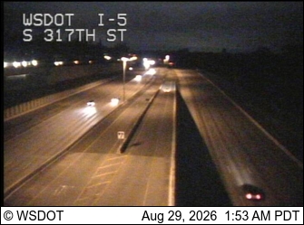 I-5 at MP 144: S 317th St live camera view