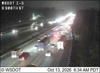 I-5 at MP 144.6: S 308th St live camera view