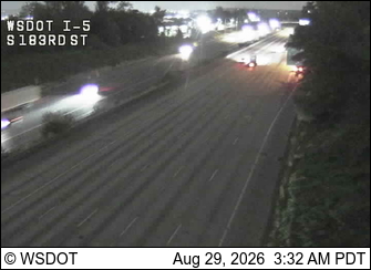 I-5 at MP 152.8: S 183rd St live camera view
