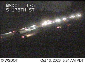 I-5 at MP 153.1: S 178th St live camera view