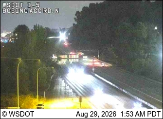I-5 at MP 158: Boeing Access Rd North live camera view