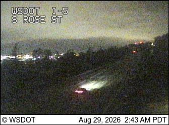 I-5 at MP 159.7: S Rose St (Mid-Boeing Field) live camera view