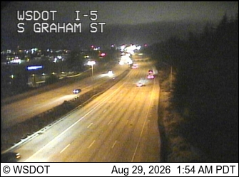 I-5 at MP 160.9: S Graham St live camera view