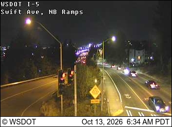 I-5 at MP 161: Swift Ave, NB Ramp live camera view