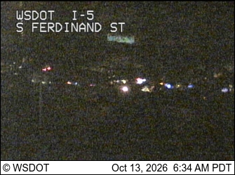 I-5 at MP 162: S Ferdinand St live camera view