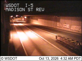I-5 at MP 165.5: Madison St Express Lanes live camera view