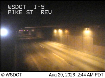 I-5 at MP 166: Pike St Express Lanes live camera view