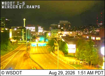 I-5 at MP 166.8: Mercer St Ramps live camera view