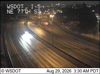 I-5 at MP 171: NE 77th St live camera view