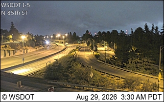 I-5 at MP 171.5: NE 85th St live camera view