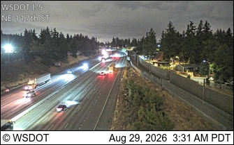 I-5 at MP 173.1: NE 117th St live camera view