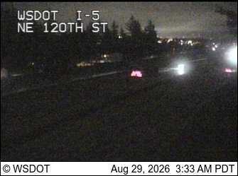 I-5 at MP 173.3: NE 120th St live camera view