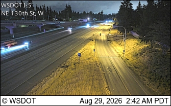 I-5 at MP 173.7: NE 130th St W live camera view