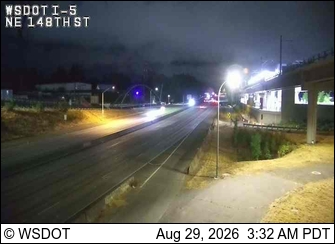 I-5 at MP 174.7: NE 148th St live camera view