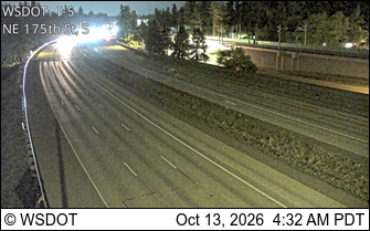 I-5 at MP 176: NE 175th St live camera view