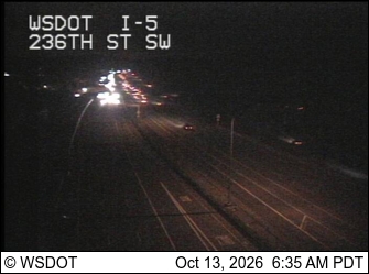 I-5 at MP 178.2: 236th St SW live camera view