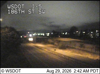 I-5 at MP 182.5: 186th St SW live camera view