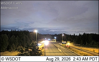 I-5 at MP 183: I-405 Interchange (Alderwood) live camera view