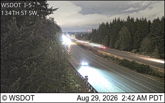 I-5 at MP 185.7: 134th St SW live camera view