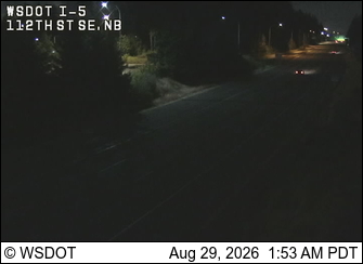 I-5 at MP 187.9: 112th St SW, NB live camera view
